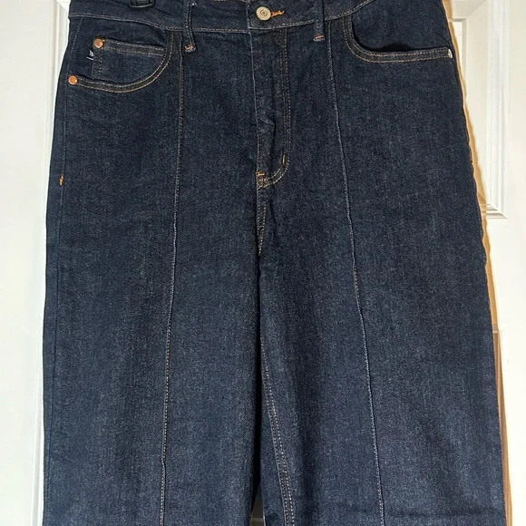 Judy Blue Dark Indigo Wide Leg Jeans - Picture 4 of 4